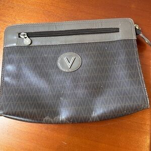 Valentino By Mario Valentino Black and Gray Toiletry Bag
Fair condition